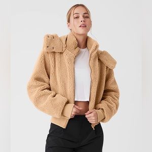 Alo Yoga Foxy Sherpa Jacket Size Small